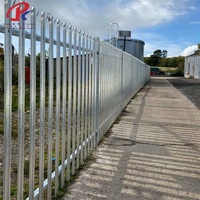 Clôture en palissade européenne, panneau de clôture de sécurité en métal, clôture en acier galvanisé à chaud pour jardin, villa, résidence, périmètre d'usine