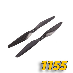 Hélices de fibra de carbono 1155, par para drones, multicópteros, accesorio para modelos de aviones RC - Product Image 5