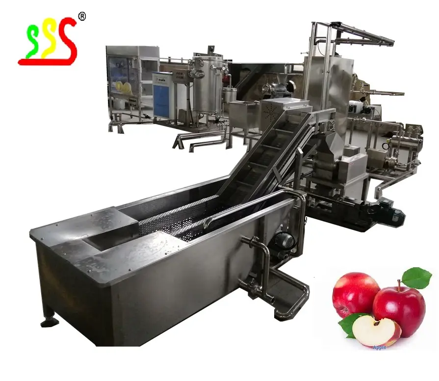 Tam otomatik meyve suyu üretim hattı elma suyu üretim hattı fabrika özelleştirme
