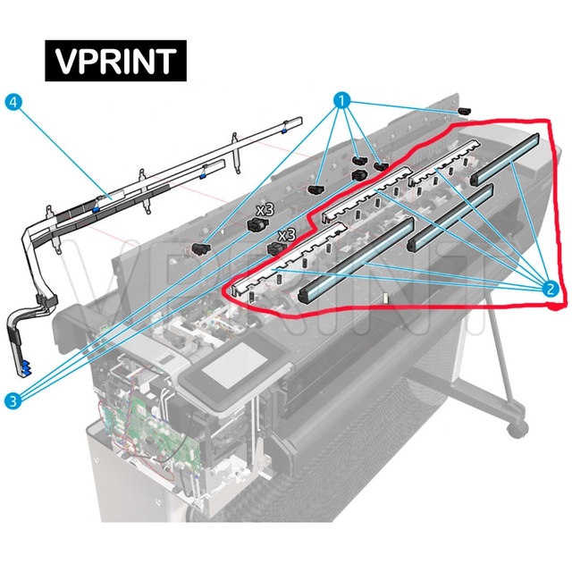 Genuine NEW F9A30-67017 F9A30-67065 Scanbars SV Kit for HP Plotter Design Jet T830 MFP Printer Rutin Maintenance Parts