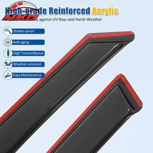 Viseras para Ventanas de Jeep Grand Cherokee L 21-25, Deflectores Laterales para Puertas - Product Image 4