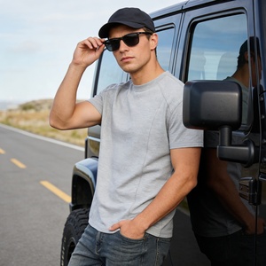 TKAN662D Fabricants de vêtements, t-shirt oversize streetwear uni, haute qualité, 100% coton, t-shirt vierge tendance pour hommes - Product Image 2