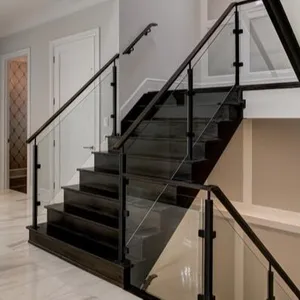 Custom Ornamental Stair Railing Designs Balcony Aluminum Railing Staircase