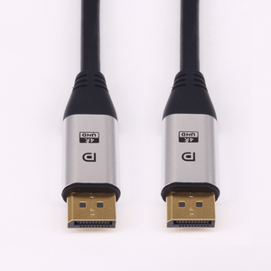 Cable <span class=keywords><strong>DisplayPort</strong></span> <span class=keywords><strong>a</strong></span> DP de Alta Calidad, Nuevo, con Molde Metálico LJ 8K - Product Image 4