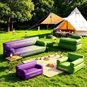 Conjunto de Muebles Inflables Personalizados, Sillón y Sofá de TPU Duradero con Sellado al Aire y Impresión por Sublimación para Ferias Comerciales, Eventos y Exposiciones - Product Image 1