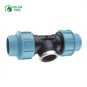 Phụ Kiện Ống Nén Áp Lực Cao HDPE Phụ Kiện Ống Nén PP Bán Chạy PN 16 PP Nữ Tee - Product Image 5