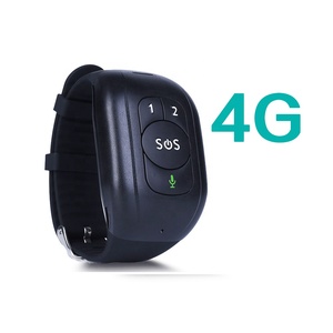 Montre connectée <span class=keywords><strong>GPS</strong></span> 4G étanche avec <span class=keywords><strong>bracelet</strong></span>, bouton SOS de grande taille, composeur automatique, alarme d'urgence pour personnes âgées, démence, <span class=keywords><strong>Alzheimer</strong></span> - Product Image 4