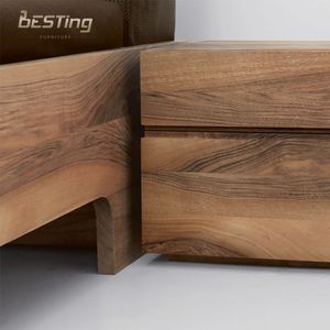 Muebles de diseño moderno para el hogar, caja de madera <span class=keywords><strong>suspendida</strong></span> para loft, tamaño queen, <span class=keywords><strong>cama</strong></span> doble - Product Image 6