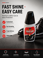 Líquido Nutritivo para Cuero Black Bull de 75ml, Pulimento para Zapatos Hei Niu de Fácil Limpieza, Venta Directa de Fábrica al Por Mayor