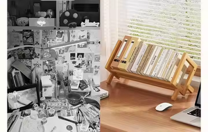 E-co Friendly Book Tabletop Shelf Erweiterbares Bambus holz Readware Rezept Neuartiger Aufbewahrung halter Verstellbare Präsentation ständer für den Schreibtisch - Product Image 4