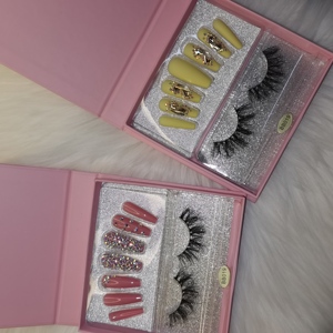 Vente en gros, ensemble de pointes de cils, presse personnalisée sur les ongles, vente en gros, livraison gratuite - Product Image 2