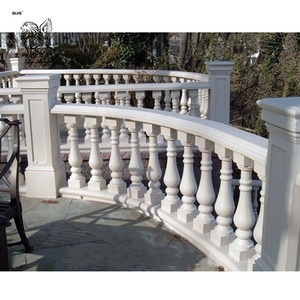 Nhà trang trí vườn lục bình bằng đá cẩm thạch trắng nhỏ cột đá tự nhiên ban công lan can trụ cột cho trang trí nội thất - Product Image 6