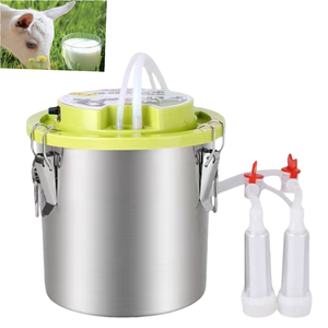 Máquina de Ordeño de Acero Inoxidable de Cuatro o Dos Tetinas, Nueva, con Pulso Recargable para Vacas - Product Image 4
