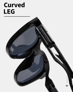 Verano nueva llegada mujeres avanzadas estilo europeo marco completo deporte montar anomalía marco cuadrado gafas de sol para exteriores - Product Image 6