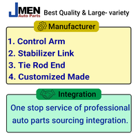 Jmen pour AUDI A1 S1 A2 A3 S3 A4 S4 ABT allemand personnalisé bras de commande européen Joint à rotule douille Wishbone piste pick-up voiture pièce automatique