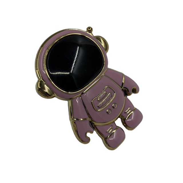 Mobile Phone Stand Grips Holder Plastic Astronaut Design Cute Decorative Folding Sticks Lazy Finger Rings Desk Cell Phone Stand
