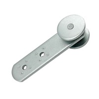 Pièces de remorque contrôle de la cargaison roues coulissantes en acier galvanisé rideau Sider Rail poulie roues poulie à rouleaux pour toile de camion