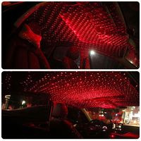 Plafonnier LED USB à ciel étoilé, luminaire d'intérieur, éclairage d'ambiance, idéal pour une chambre à coucher ou une voiture