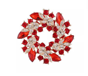 花ブローチ韓国製ジュエリーパールブーケブローチ - Product Image 2