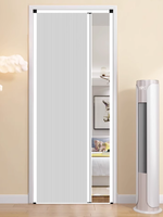 Porte pliante sans rail moderne, isolation thermique - cloison en nid d'abeille en aluminium pour les intérieurs contemporains, salle de bain, utilisation hôtelière
