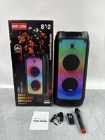 Altavoces Inalámbricos Good NDR-1608 de 8 Pulgadas RGB para PC, Sonido Envolvente de Alta Calidad, Base Negra Clásica para Oficina, con Micrófonos Inalámbricos BT