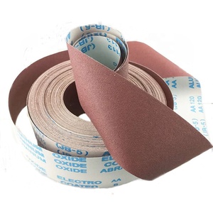 ชุดม้วนกระดาษทรายสำหรับขัดไม้80/120/180/240/320/400สีแดงสำหรับขัดไม้โลหะ - Product Image 2