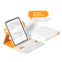 Clavier avec étui pour iPad Air 4e/5e génération 10,9 pouces/Air 11 (M2/M3/M4) /iPad Pro 2e/3e/4e génération 11 pouces (2020/2021/2022)