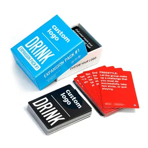 Benutzer definierte Druck party Monoply Deal Card Papier Spielkarte für Freunde Brettspiel Hearts Card Game