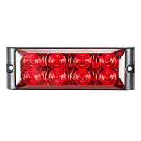 DC12-24V 24 Watt 8 LED Notfall-Fahrzeugoberflächen-Warnleuchte LKW Gelb Blau Rot LED Notfall-Blitzleuchten
