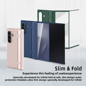 Funda Plegable Delgada para Samsung Galaxy Z TriFold con Protector de Pantalla Integrado, Soporte, Antigolpes y Antideslizante - Product Image 6