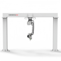 Robot láser de fibra CNC programable AS para corte y soldadura de curvas espaciales 3D