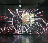 Écran transparent LED haute luminosité couleur pleine, intérieur/extérieur, fin, personnalisé, mural, 1080p