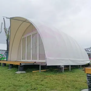 עיצוב חדש 4*7M 5*7M 6*8M יוקרה חיצוני קמפינג מלון פגז צורה אוהל בית ספארי Glamping Pod עם אמבטיה
