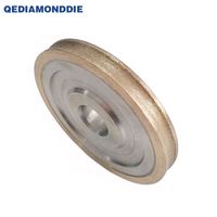 Meule diamantée à bord de crayon pour le meulage des métaux 80-240 #   Grains de 80 à 200 mm de diamètre pour machine à chanfreiner le verre