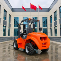 Chariot élévateur tout-terrain diesel BLT 4x4 pour matériaux de construction, fermes, logistique extérieure, ateliers de réparation, manutention de palettes