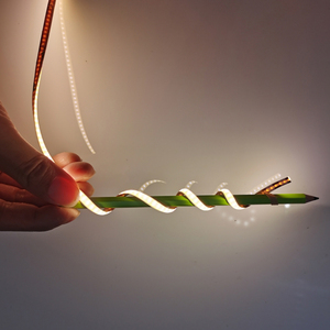 Neuankömmling 5mm schlanke COB-Streifen-LED 1CM 2CM Schneid barer CRI>90 400LEDs 5V 12V 24V Flexibles COB-LED-Band für die Landschafts dekoration - Product Image 5