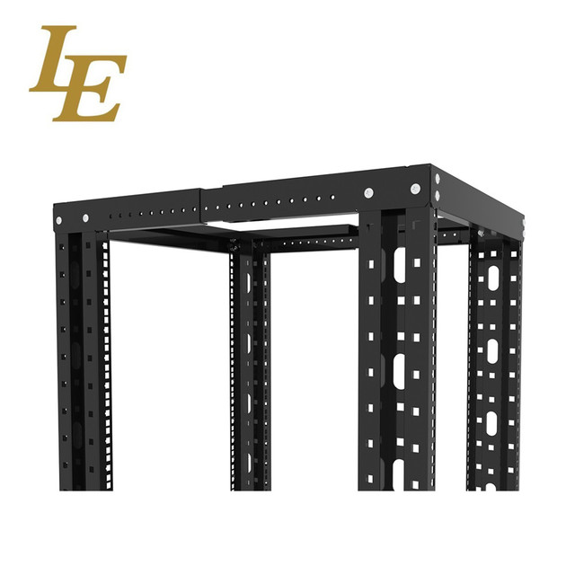 Server Rack 4 Post Open Frame Floor Rack With 4 Castor