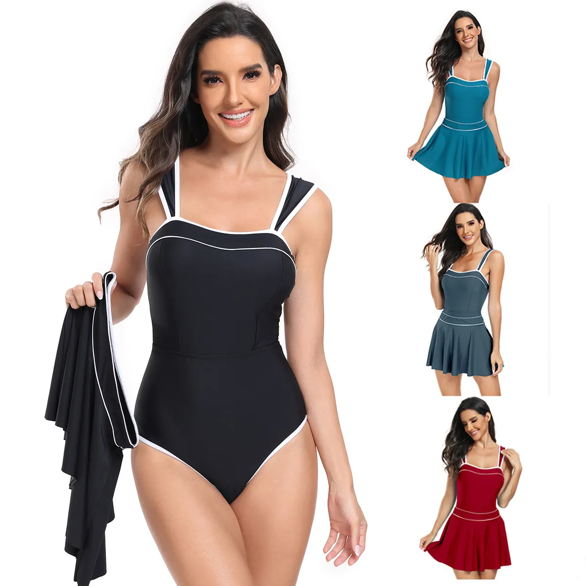 Hot Selling Swimsuit Sexy Bodysuit Beachwear Bathing Suit Women One Piece Swimsuit Breathable Quick Dry Bikini Swimwear