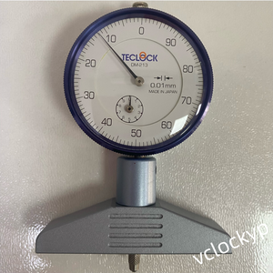 Medidor de Profundidad Estándar TECLOCK, Rango de Medición 0-10 mm DM-210 Usado - Product Image 1
