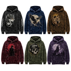 Sweat à capuche pour homme Long Mission Industry, fermeture éclair, coupe décontractée, hiver, 100% coton, doublure en polaire respirante - Product Image 2