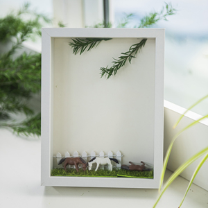 Rỗng óc chó khung nổi phong cách khung ảnh tối giản gỗ trang trí cho hình ảnh Áp phích tác phẩm nghệ thuật - Product Image 1