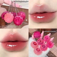 CAPPUVINI Jam Pudding Mirror-Look Lip Glaze – Gloss à lèvres hydratant et illuminateur pour des lèvres pulpeuses et un aspect jeune, idéal pour les étudiantes