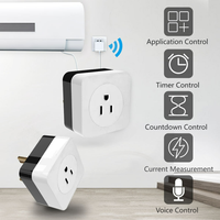 Enchufe Inteligente Wifi de 16a para Interiores, con Control Remoto Inalámbrico por Aplicación Tuya, Función de Temporizador