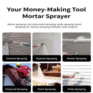 Máquina de Pulverización de Cemento y <span class=keywords><strong>Mortero</strong></span> Móvil a <span class=keywords><strong>Precio</strong></span> de Fábrica, Pequeña Máquina de Pulverización de Concreto, Bomba de Pulverización de Concreto, Gipsspuitmachine - Product Image 5