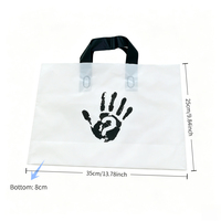 Déstockage – Sac de courses durable en PE avec motif imprimé, poignée souple, idéal pour cadeaux, supermarchés et expositions – Prix abordable