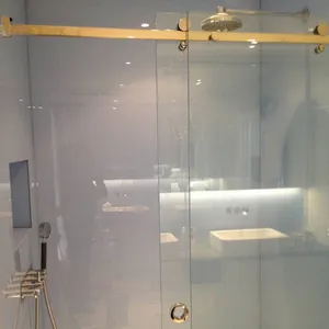 2021 yeni tasarım popüler tarzı 3 taraflı cam duş odası muhafaza