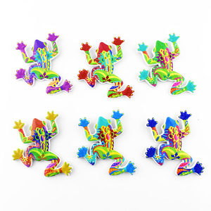 Aimants de réfrigérateur en résine personnalisés en gros, motifs animaux mignons : Gecko, Lézard, Caméléon, Grenouille - Product Image 2