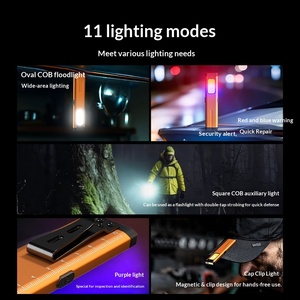 <span class=keywords><strong>ไฟฉาย</strong></span> LED แบบชาร์จใหม่ได้ แม่เหล็กยึดติดได้ แหล่งกำเนิดแสงคู่ ความสว่างสูง พกพาสะดวก ใช้ในกรณีฉุกเฉินกลางแจ้ง แบบมัลติฟังก์ชั่น ขนาดเล็กเท่าบัตร - Product Image 4