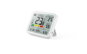 LCD lớn kỹ thuật số Nhiệt ẩm kế với Somatosensory nhiệt độ màn hình thoải mái mức độ đồng hồ báo thức và Lịch Vạn Niên - Product Image 4