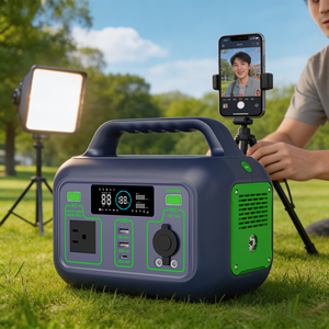 YABO Sistema Solare Tutto in Uno per Casa e Campeggio 110V 220V, Mini Generatore Solare Portatile Versatile da 300W - Product Image 2